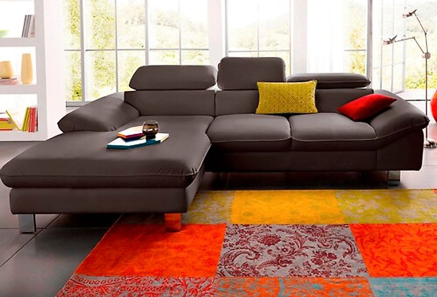 COTTA Ecksofa »Driver L-Form« mit Kopfteilverstellung, wahlweise mit Bettfu günstig online kaufen