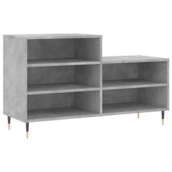 vidaXL Schuhregal Schuhregal Betongrau 102x36x60 cm günstig online kaufen