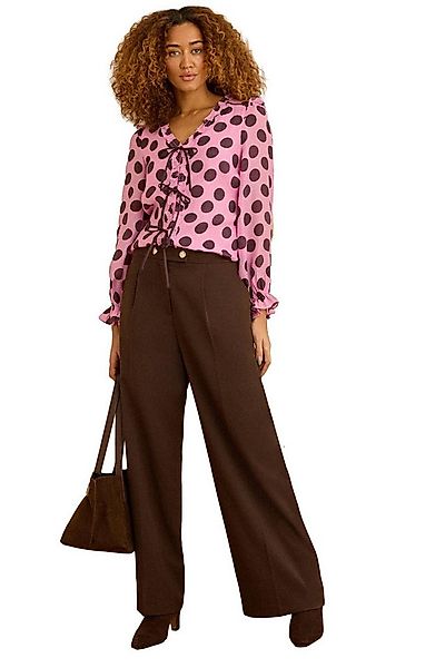 Love & Roses Langarmbluse Love & Roses Schluppenbluse, Kerbkragen, Regular günstig online kaufen