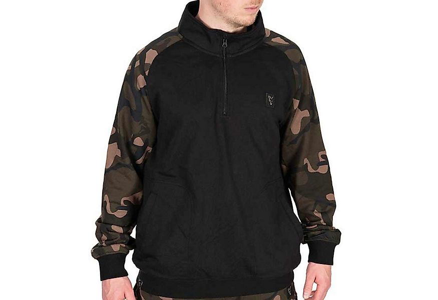 FOX International Kapuzenpullover Fox LW Black / Camo QTR zip - Angelpullov günstig online kaufen