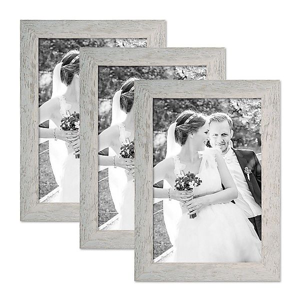 PHOTOLINI Bilderrahmen 3er Set Strandhaus Rustikal günstig online kaufen