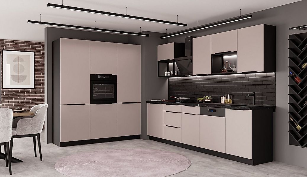 Küchen-Preisbombe Küchenzeile ARONA LOFT 280 + 180 Küchenblock Küche Einbau günstig online kaufen