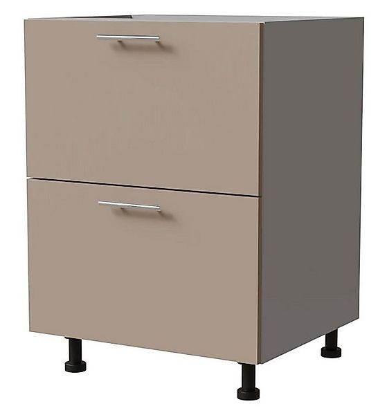 Feldmann-Wohnen Unterschrank Brerra (D2/60, 2 Schubladen - REJS Comfort Box günstig online kaufen
