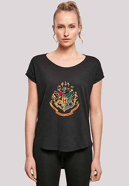 F4NT4STIC T-Shirt "Harry Potter Hogwarts Crest Gold" Print günstig online kaufen
