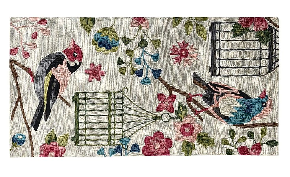 In-und Outdoor-Teppich  Rosetta ¦ weiß ¦ Synthetische Fasern ¦ Maße (cm): B günstig online kaufen