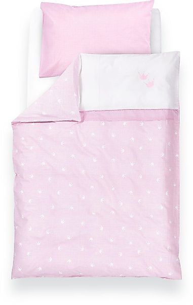 Träumeland Babybettwäsche kuschelweiche Bettwäsche Krone, Jersey, günstig online kaufen