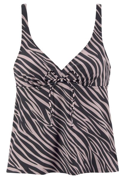 LASCANA Bügel-Tankini-Top Kaa, mit Animal-Design günstig online kaufen