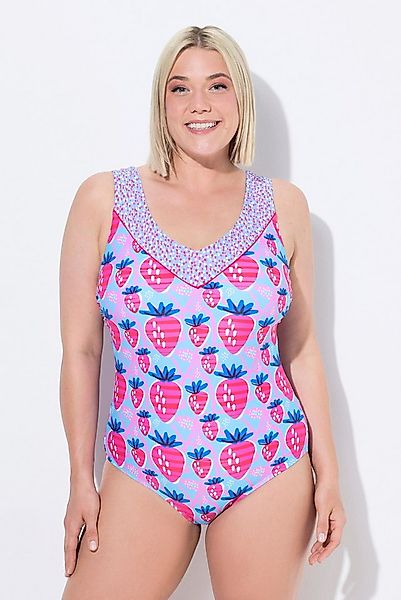 Ulla Popken Badeanzug Badeanzug Erdbeeren Softcups Komplettfutter günstig online kaufen