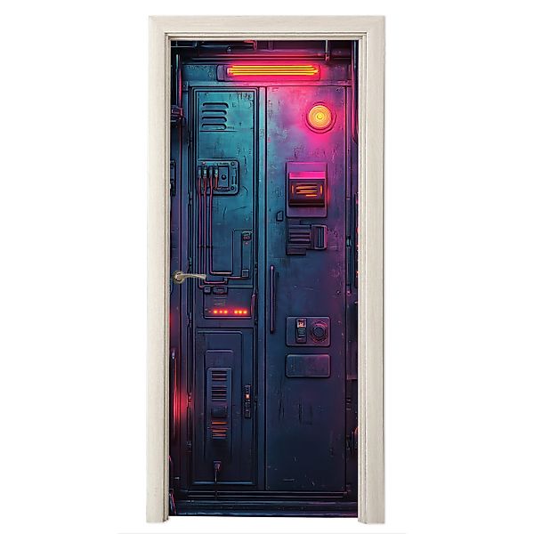 MuchoWow Türtapete Tür - Futuristisch - günstig online kaufen