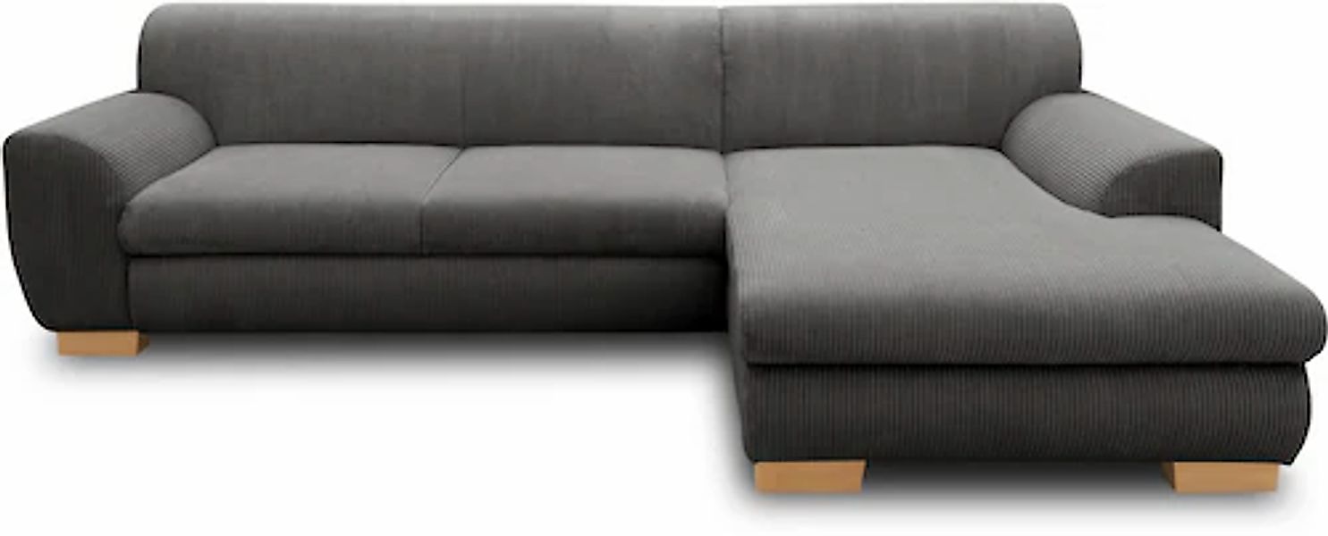 Home affaire Ecksofa »Nika zeitlos und elegant, L-Form« wahlweise mit Bettf günstig online kaufen