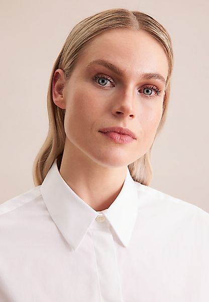 seidensticker Hemdbluse "Schwarze Rose", 1/1 Kragen Uni günstig online kaufen
