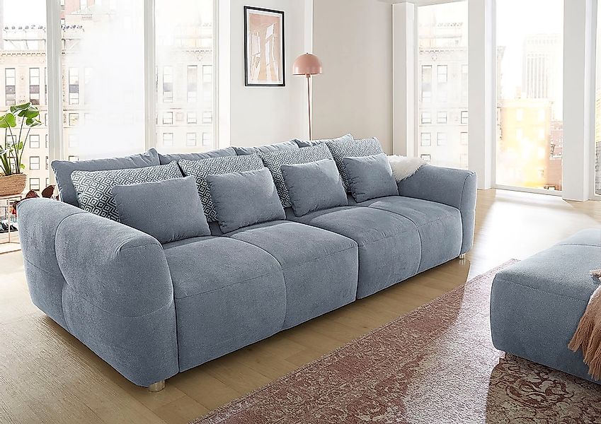 Jockenhöfer Gruppe Big-Sofa "Gulliver, B: 298 cm" mit Zierkissen, Federkern günstig online kaufen