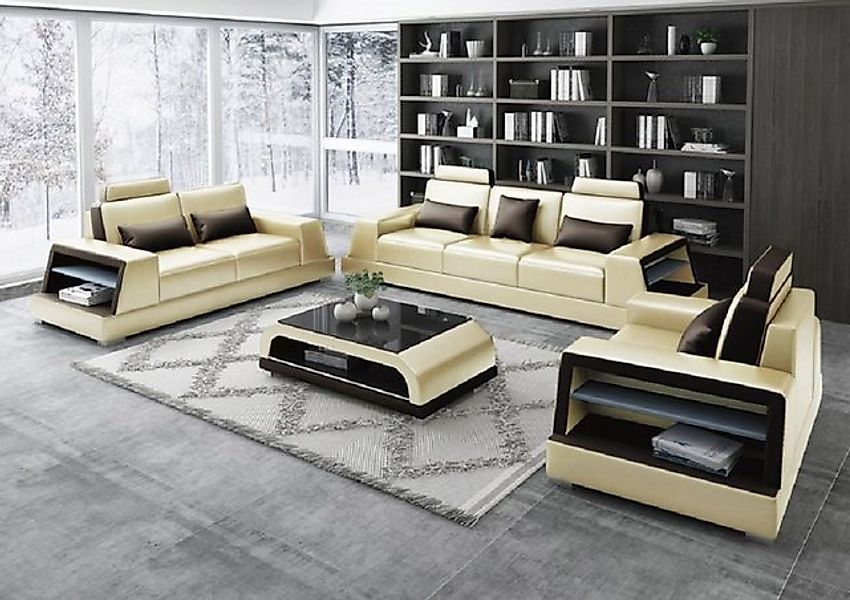 JVmoebel Sofa Moderne Sofagarnitur 321 Sitzer Sofa Couch Polster, Made in E günstig online kaufen