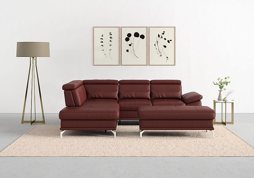 sit&more Ecksofa Cabrio L-Form, mit Sitztiefenverstellung, günstig online kaufen