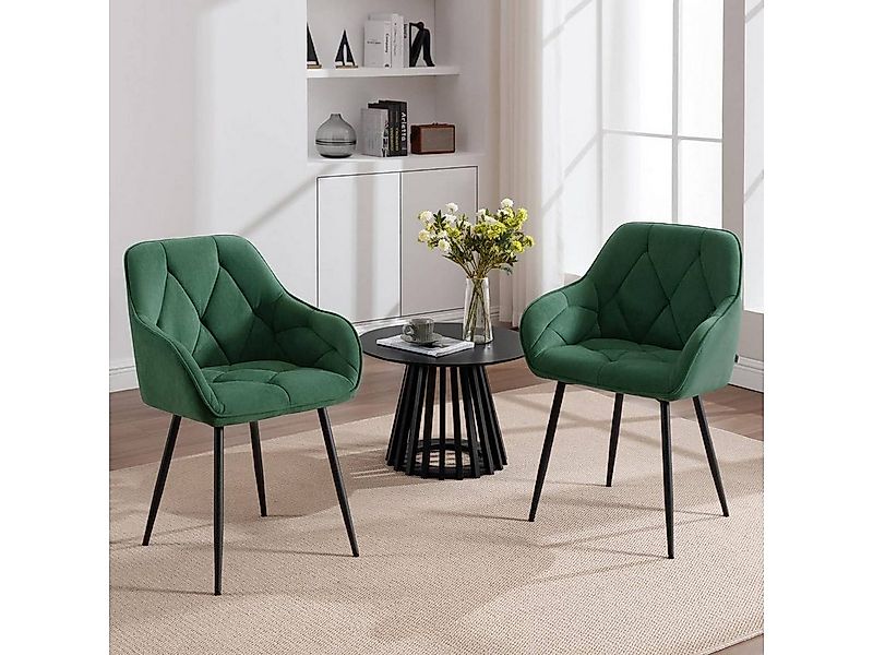 Woltu Polsterstuhl (Set, 2 St), Esszimmerstühle Ergonomisches Design Stuhl günstig online kaufen