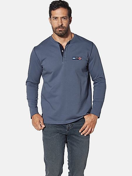 Jan Vanderstorm Sweatshirt JORNSEN mit JV-Stickerei günstig online kaufen