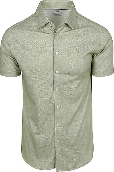 Desoto Short Sleeve Oxford Optics Hemd Lime Grün - Größe S günstig online kaufen