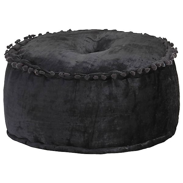 vidaXL Polsterhocker Pouf Rund Samt 40×20 günstig online kaufen