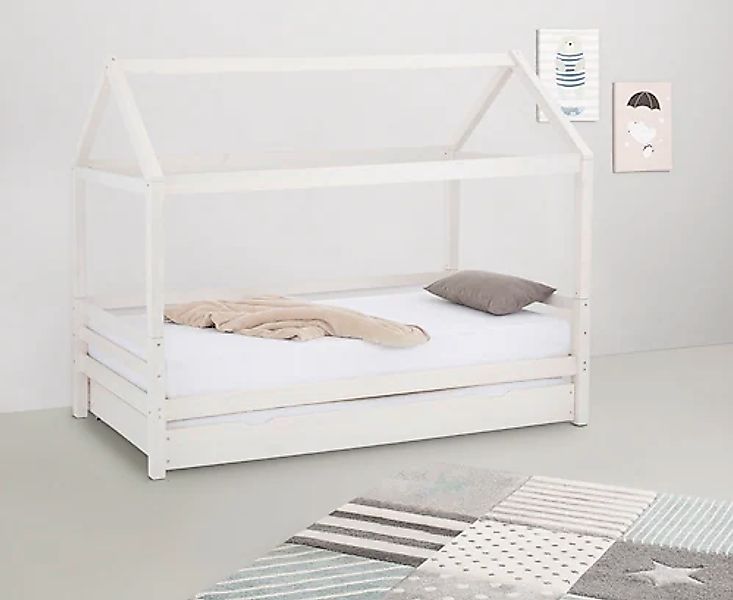 Lüttenhütt Kinderbett »Alpi«, inklusive Bettschubkasten und Lattenrost, Lie günstig online kaufen