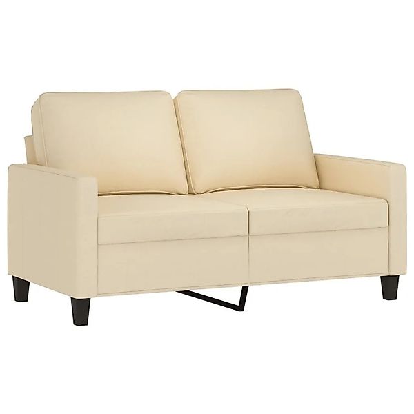 vidaXL 2-Sitzer-Sofa Creme 120 cm Stoff 359157 günstig online kaufen