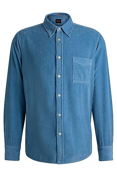 BOSS ORANGE Langarmhemd Relegant mit Logo-Stickerei günstig online kaufen