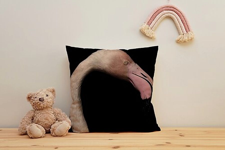 queence Dekokissen »Flamingo«, Kissenhülle mit HD Premium Druck, geruchsneu günstig online kaufen