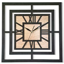 ORNAMENTI Wanduhr Grosse, moderne, geometrisch, Holz, günstig online kaufen