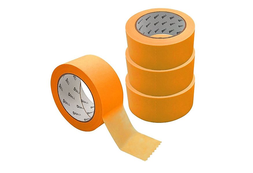 ARLI Kreppband 4x Kreppband Goldband 50 mm x 50m Acrylat ECO (vierer Set, 4 günstig online kaufen