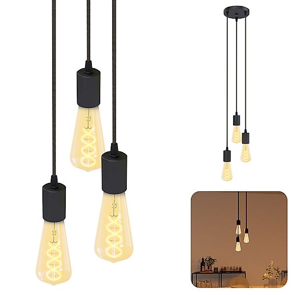 SSC-LUXon LED-Hängeleuchte Hängeleuchte PARU 3er mit günstig online kaufen
