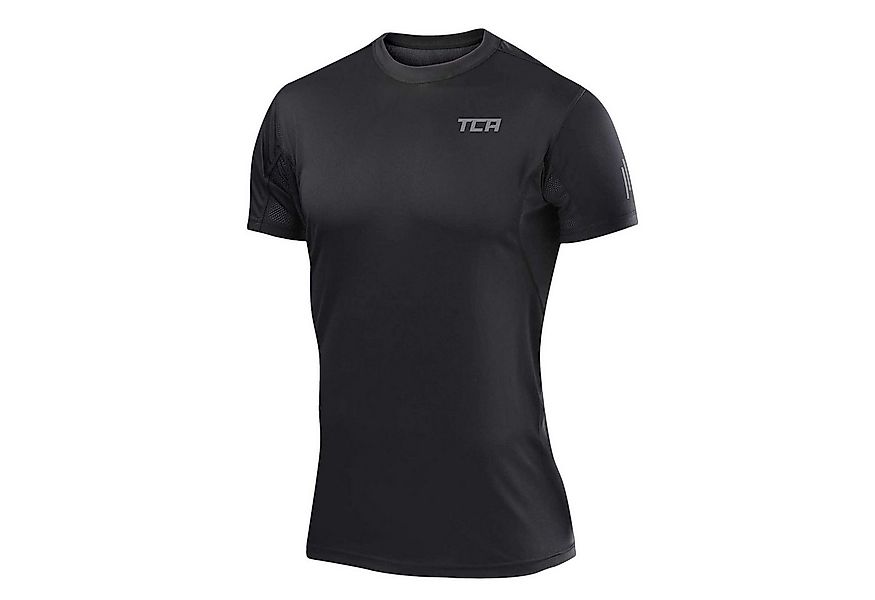 TCA Trainingsshirt TCA Herren Atomic T-Shirt - Schwarz, Quickdry (1-tlg) günstig online kaufen