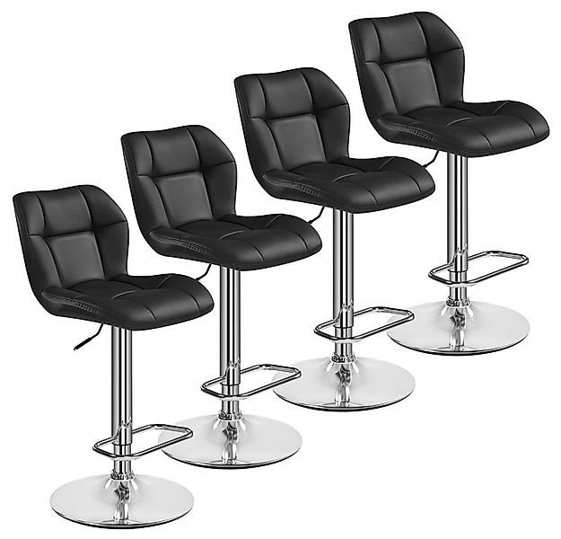 Yaheetech Barhocker 360° Drehbare Hocker mit Fußstütze (4 St), 1/2/4/6er-Se günstig online kaufen
