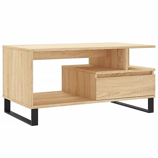 vidaXL Couchtisch Sonoma-Eiche 90x49x45 cm Holzwerkstoff günstig online kaufen