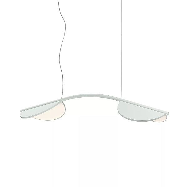 Flos - Almendra S2 ARC LED Pendelleuchte Lang - off-white/L 130,59cm günstig online kaufen