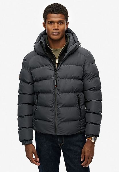 Superdry Steppjacke HOODED SPORTS PUFFER JACKET Kunstfaser, relaxed fit günstig online kaufen