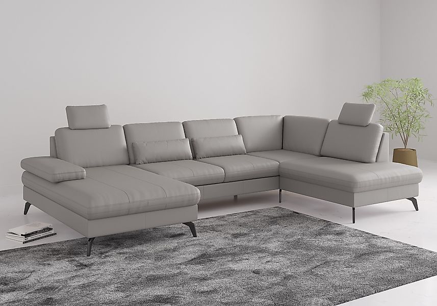 sit&more Wohnlandschaft Morris U-Form, inkl. Sitztiefenverstellung, günstig online kaufen