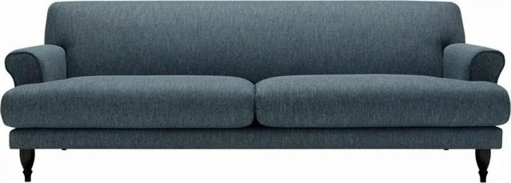 LOVI Sofa Ginger, 3-Sitzer, Füße Buche schwarz, Sitzunterfederung mit Polst günstig online kaufen