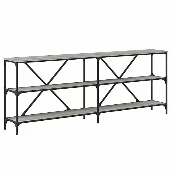 vidaXL Beistelltisch Konsolentisch Grau Sonoma 200x30x75 günstig online kaufen