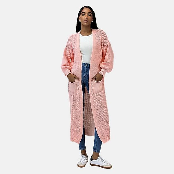 Elara Cardigan Elara Langer Damen Oversize Cardigan (1-tlg) günstig online kaufen