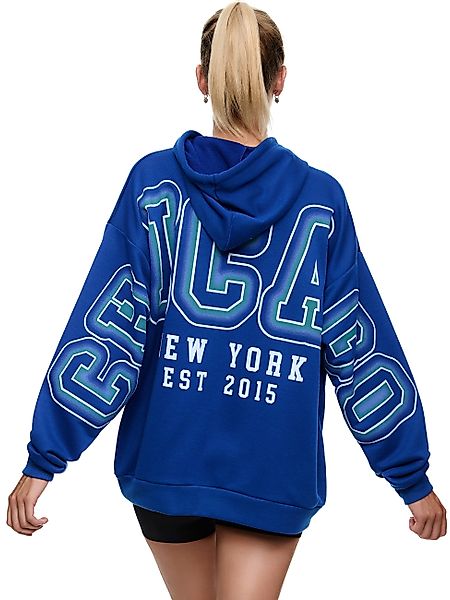 Worldclassca Hoodie Worldclassca Oversized CHICAGO Hoodie günstig online kaufen