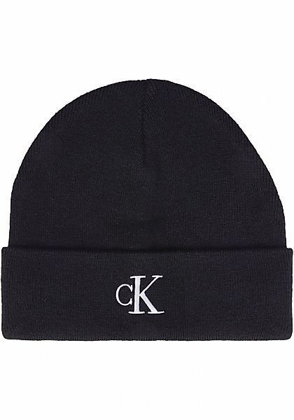 Calvin Klein Jeans Beanie "MONOGRAM EMBRO BEANIE", mit Logostickerei günstig online kaufen