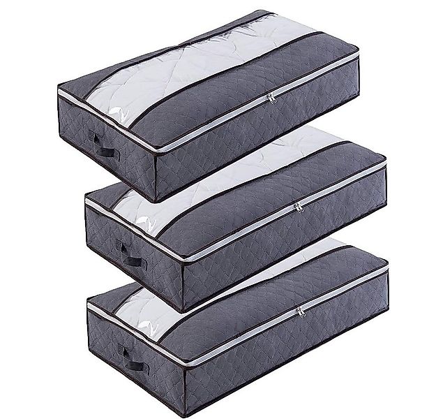 NUODWELL Aufbewahrungsbox 3 Stück Unterbetttasche für Steppdecken und Kleid günstig online kaufen