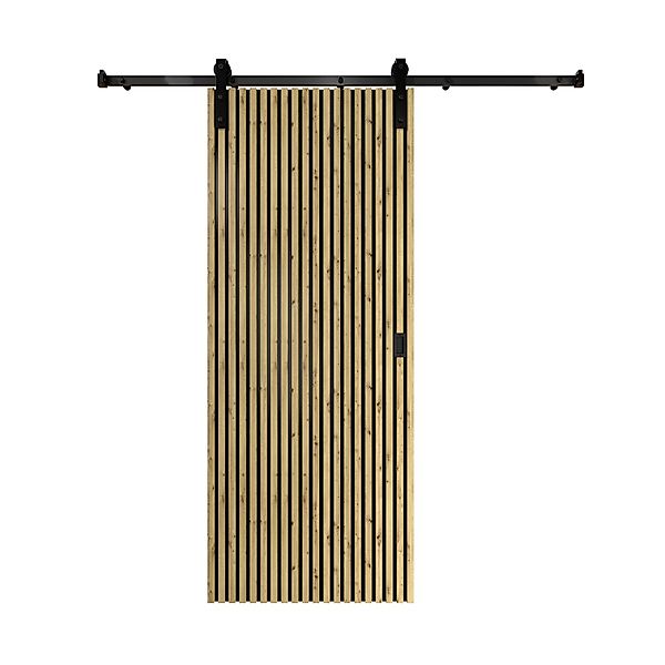 Radex Schiebetür-Komplettset Akustikpaneel Lamette 95 cm x 210 cm günstig online kaufen