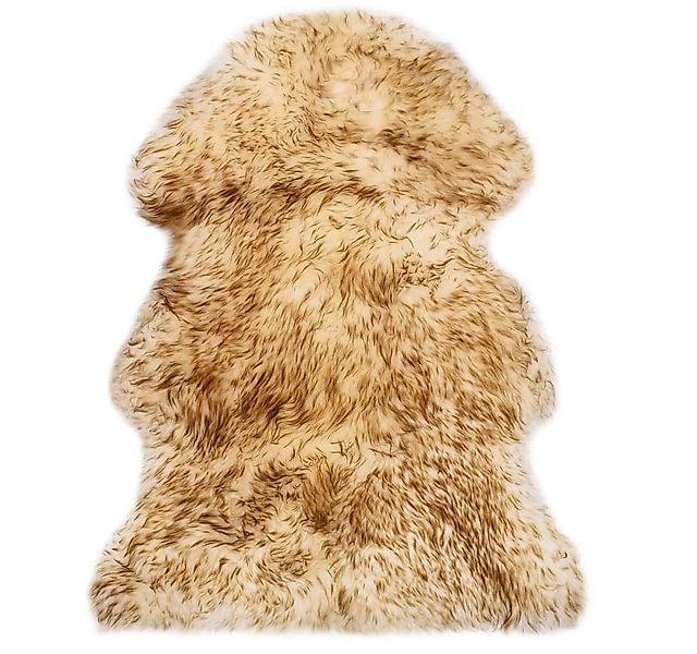 vidaXL Teppich Teppich Schafspelz 60x90 cm Braun Melange, Andere günstig online kaufen