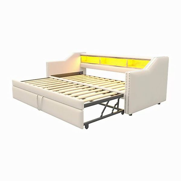 REDOM Schlafsofa Jugendbett,Funktionsbett,Polsterbett, Multifunktionales Po günstig online kaufen