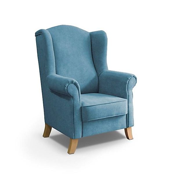 Beautysofa Ohrensessel LEONARDO Sessel Wohnzimmersessel, Fernsehsessel günstig online kaufen