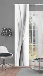 HOME WOHNIDEEN Schiebegardine »ROCHELLE« Klettband 1 Stk. tlg. HxB: 245x60, günstig online kaufen