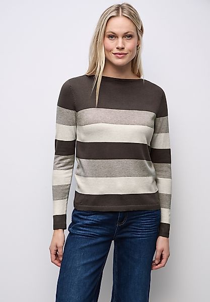 STREET ONE Strickpullover im Streifen-Design günstig online kaufen