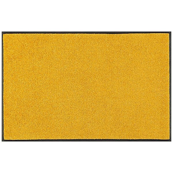 Floornovo Fußmatte Floornovo Schmutzfangmatte Honiggold waschbare günstig online kaufen