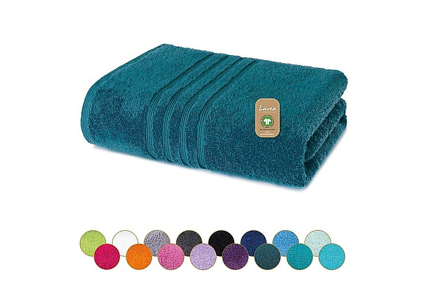 Lavea Badetuch Bali Duschtuch 100x150 cm Duschtuch 70x140 cm, Weiches Bio-B günstig online kaufen