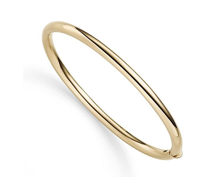 HOPLO Goldarmband Gold Armreif Breite 4,0 mm 585-14 Karat Gelbgold, Made in günstig online kaufen